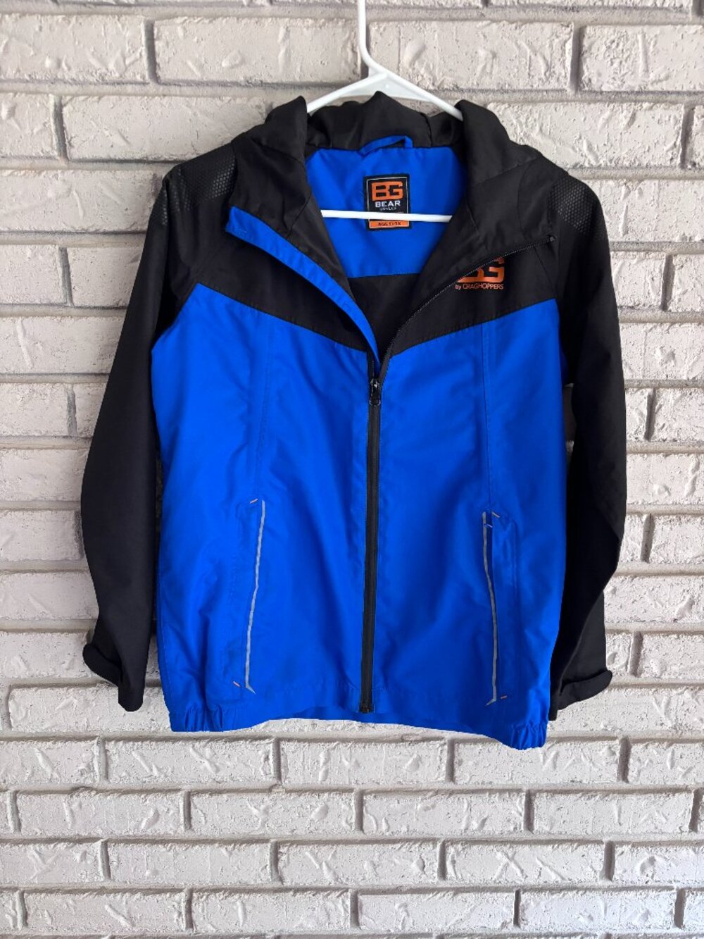 Bear Grylls Craghoppers Aqua Dry Boy’s Blue Rain Jacket 11/12 Waterproof